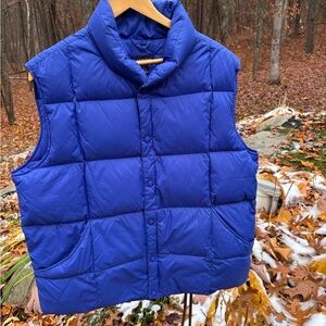 LAND’S END Blue Puffer Vest